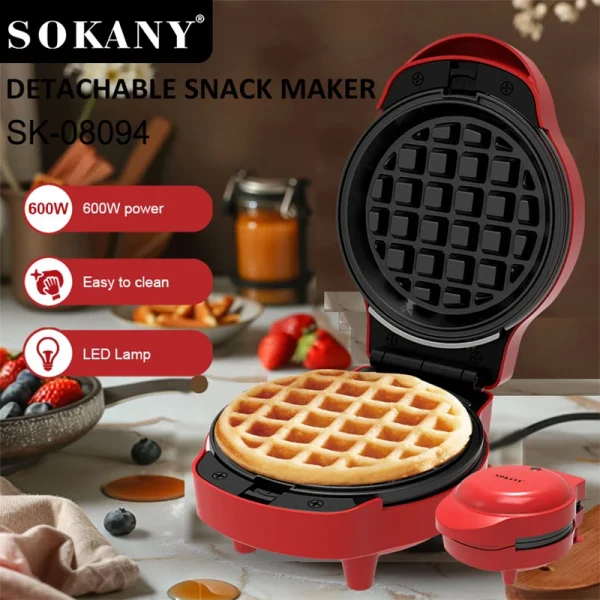 4 Inch Mini Waffle Maker